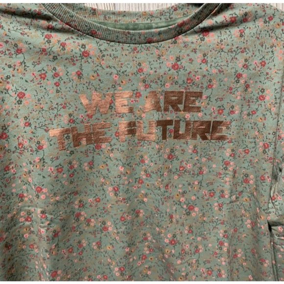 NWT BCBGirls Floral Puff Sleeve Top - Picture 5 of 5